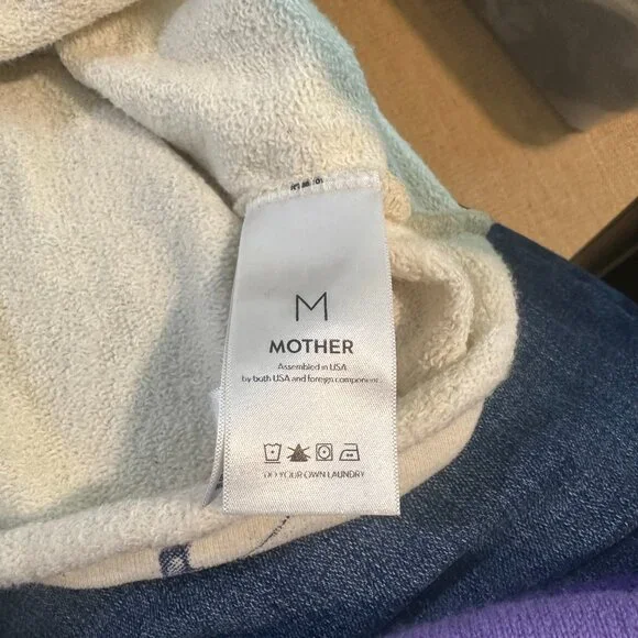 MOTHER animal print cropped 100% cotton sweatshirt - Picture 5 of 5